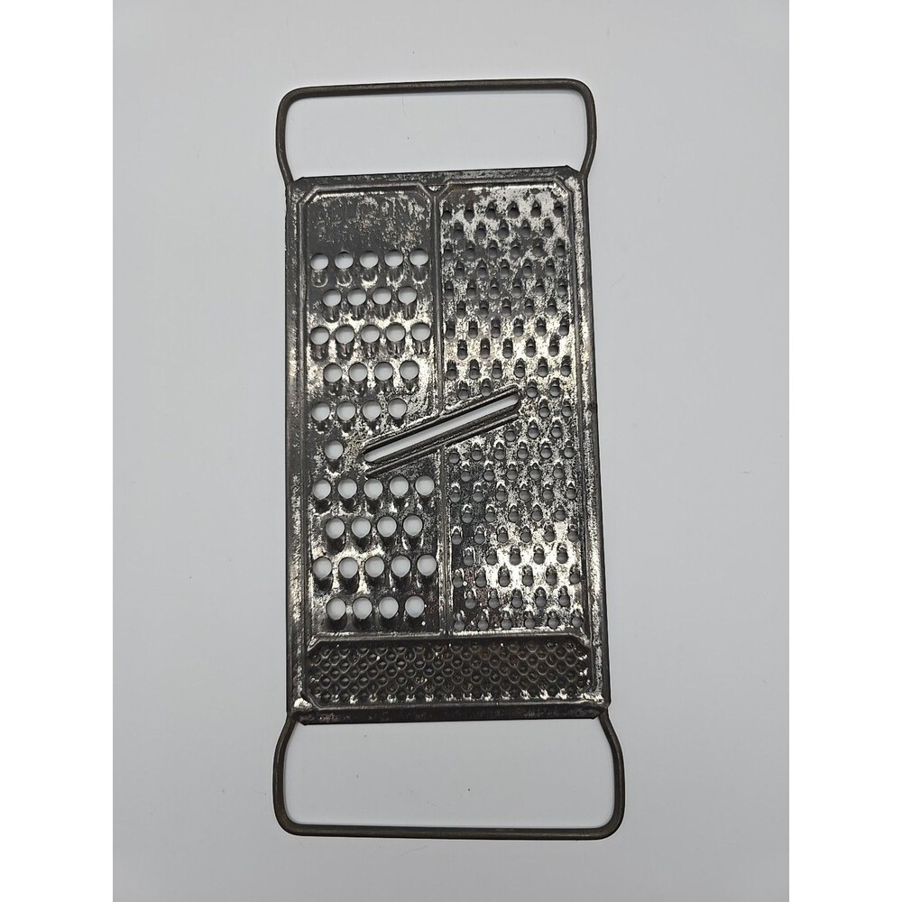 Vintage ALL IN ONE Cheese Grater Slicer Veggies Fruit PAT PEND 10.25" x 4.25"